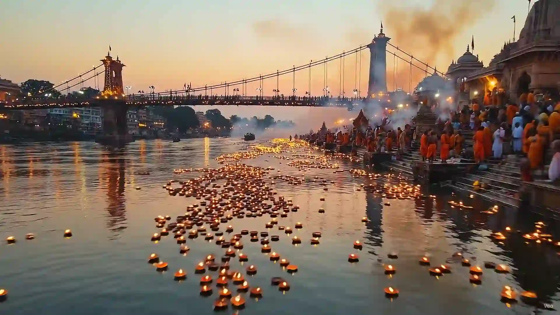 The Sacred Ganga Descent scenic video preview